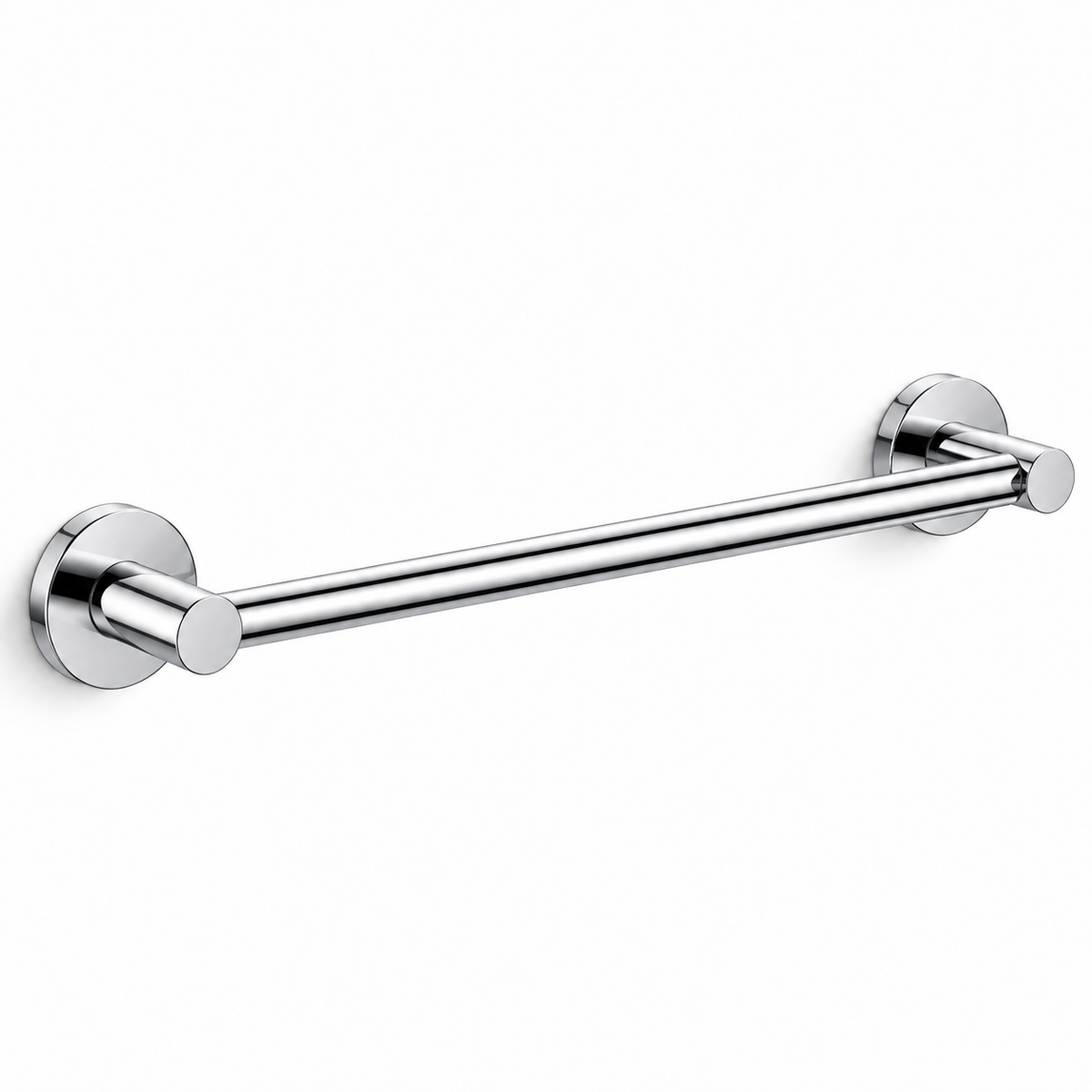 EKKO E813126C Chrome Wall-Mounted Towel Rail