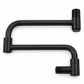YunSaGa Articulated Wall-Mounted Faucet – Black